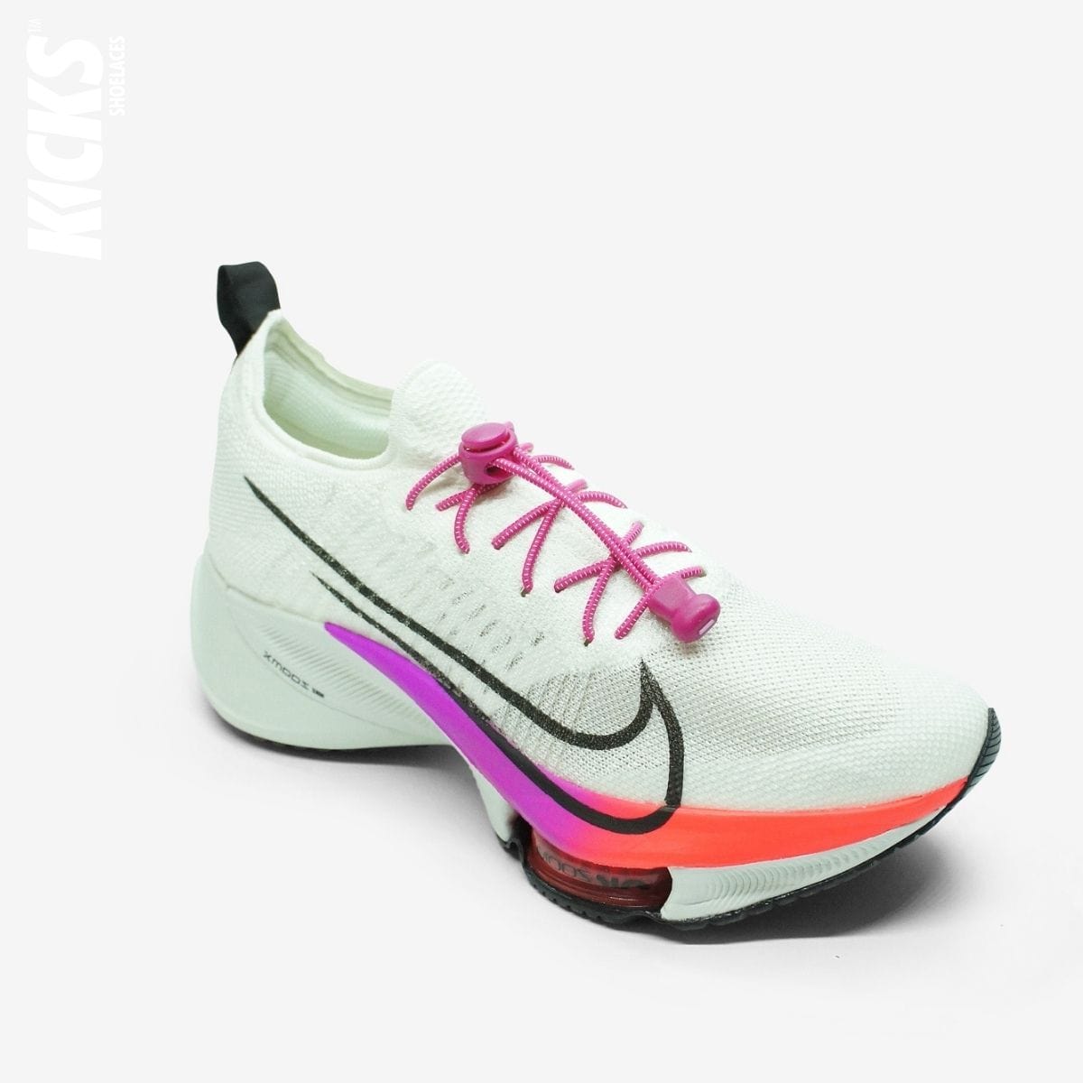 quick-laces-with-rose-pink-elastic-no-tie-shoelaces-on-nike-running-shoe-by-kicks-shoelaces