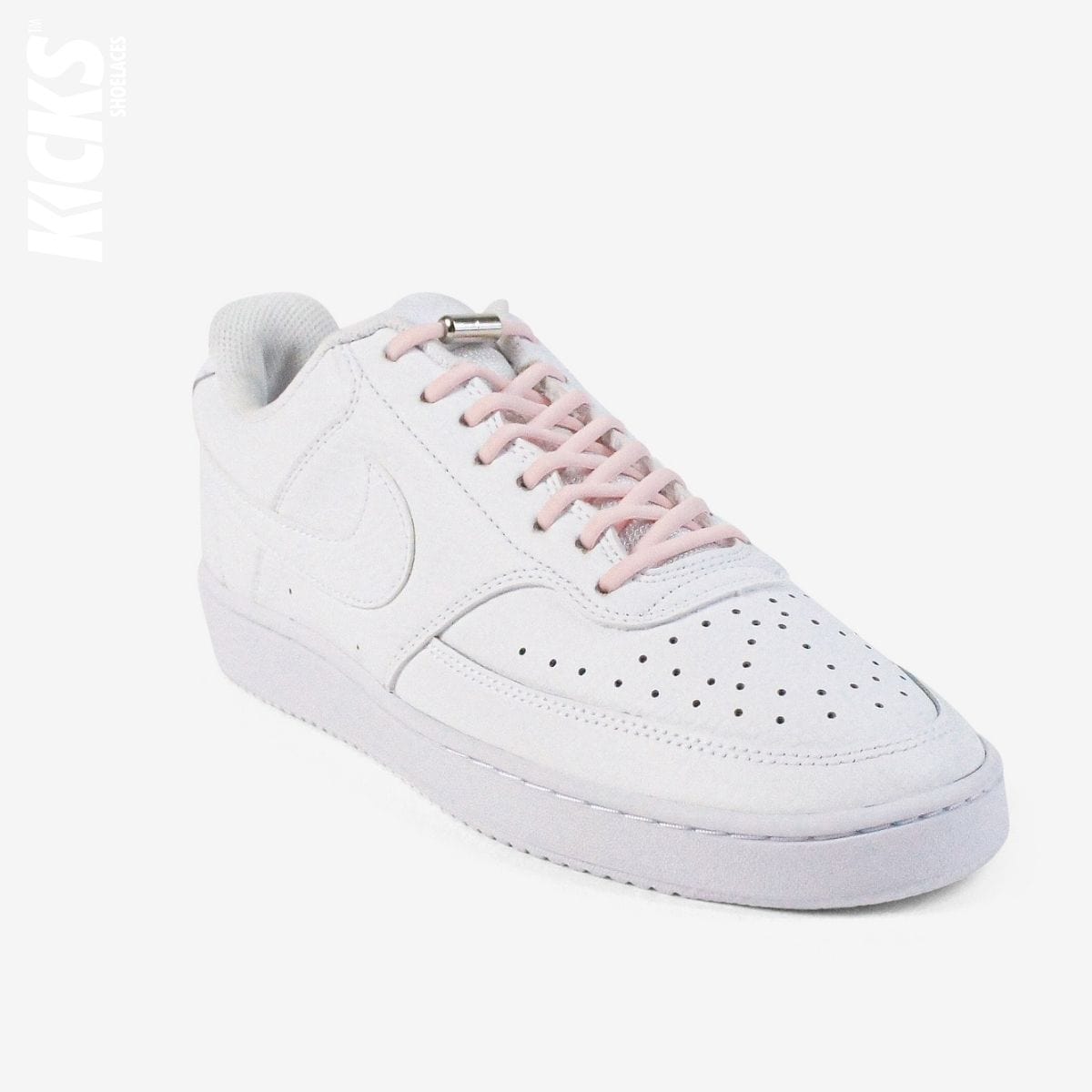 round-no-tie-shoelaces-with-pastel-pink-laces-on-nike-white-sneakers-by-kicks-shoelaces