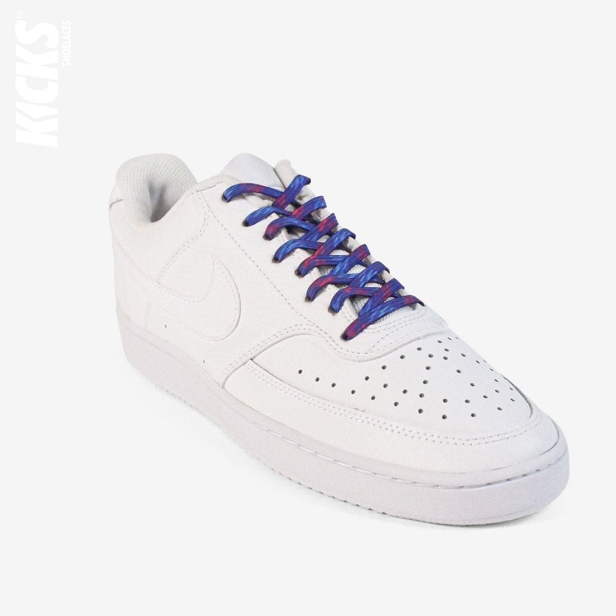 elastic-no-tie-shoelaces-with-blue-red-camo-laces-on-nike-white-sneakers
