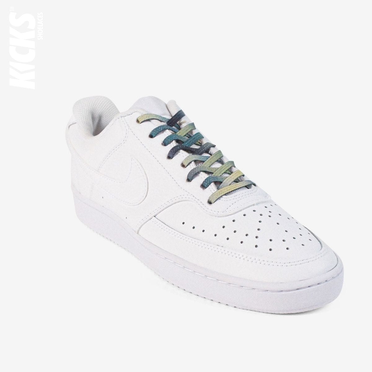 elastic-no-tie-shoelaces-with-starry-sky-laces-on-nike-white-sneakers