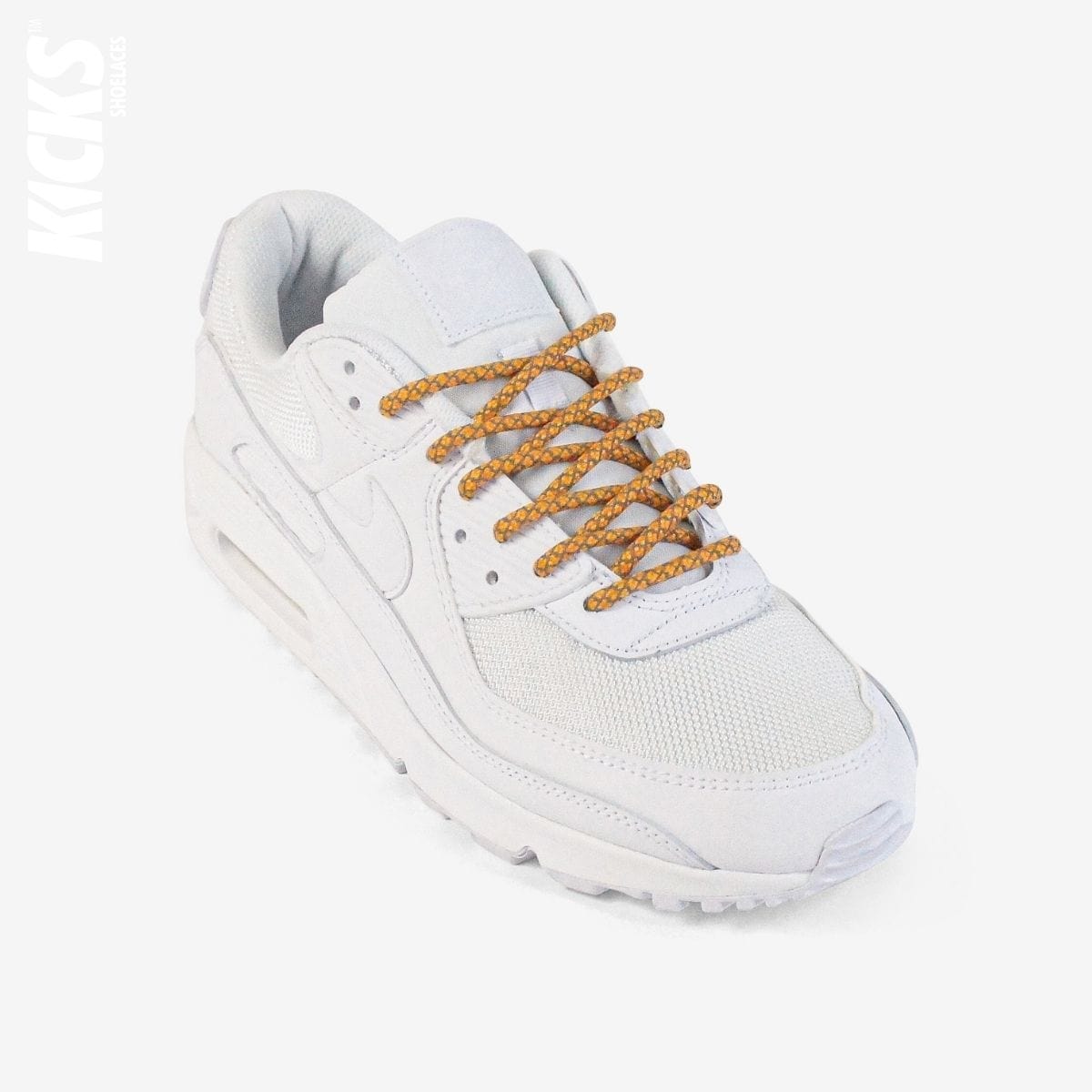 rope-laces-on-white-sneakers-with-kids-golden-orange-shoelaces
