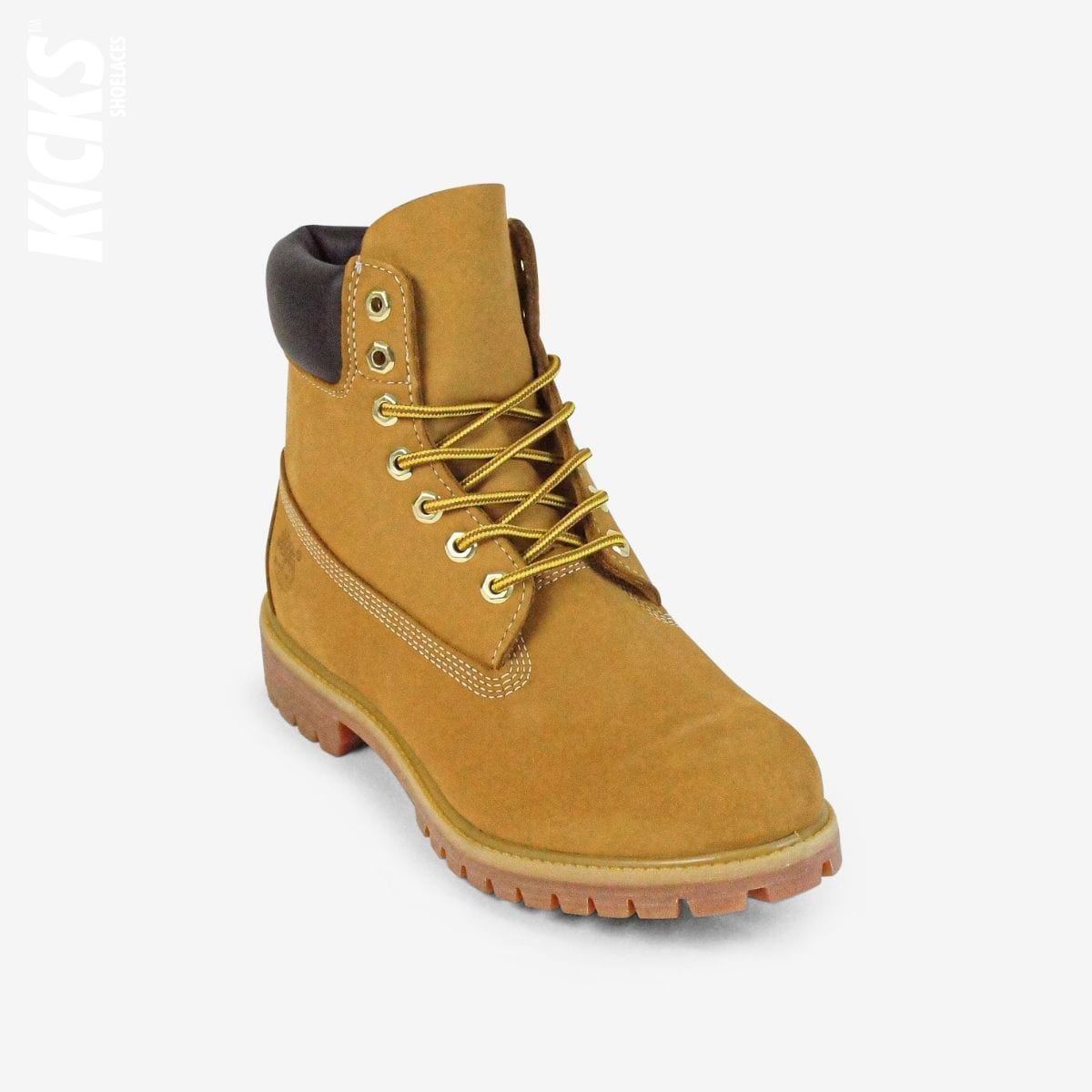 shoelaces-online-golden-yellow-and-brown-boot-laces-on-timberland-boots