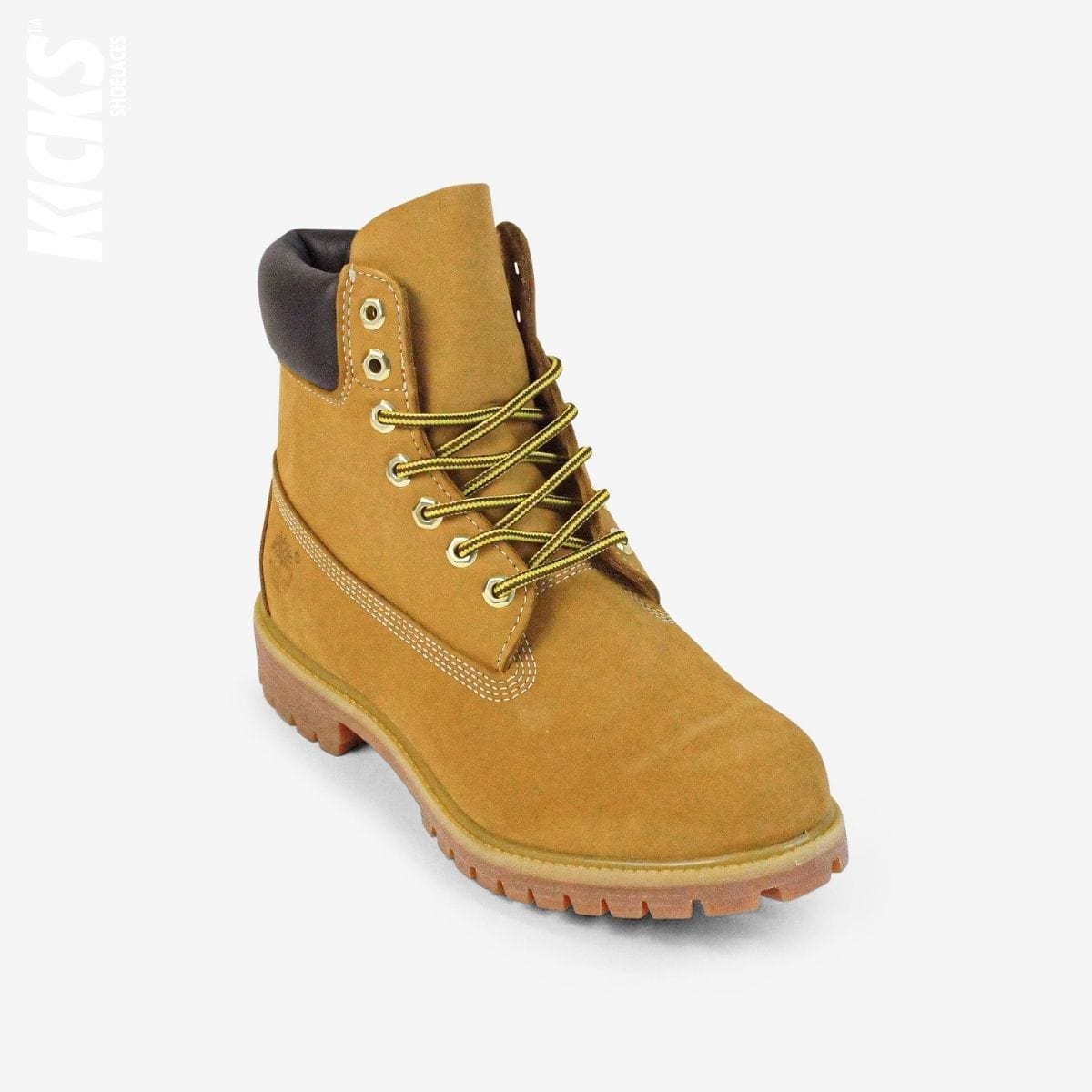 shoelaces-online-yellow-and-brown-boot-laces-on-timberland-boots