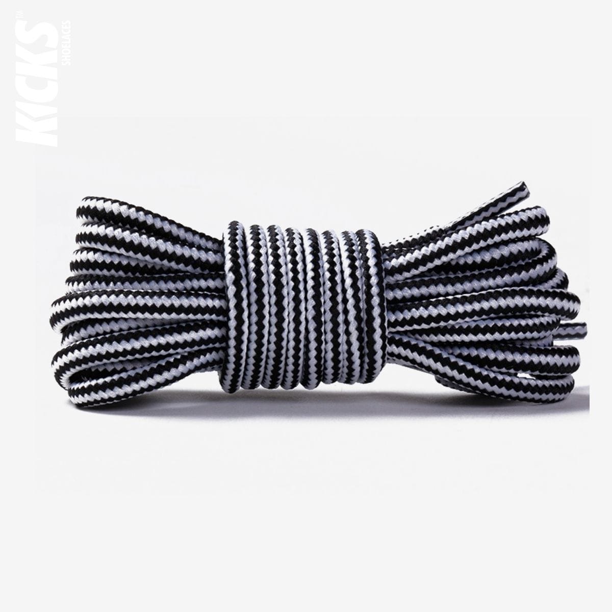 striped-two-color-shoelaces-for-casual-shoes-in-black-and-white