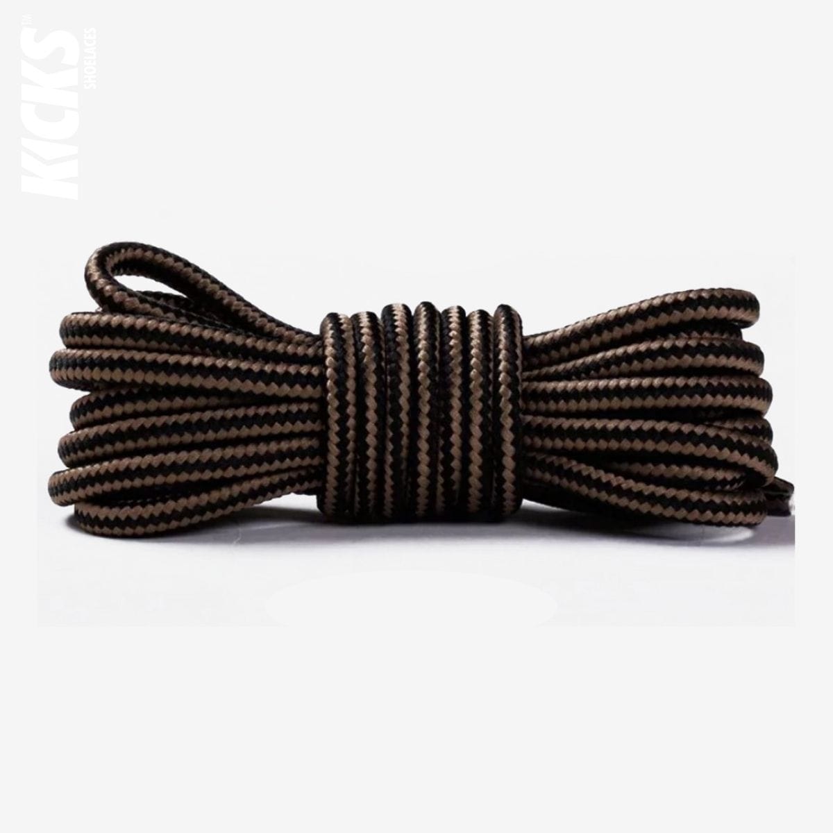 striped-two-color-shoelaces-for-casual-shoes-in-light-brown-and-black